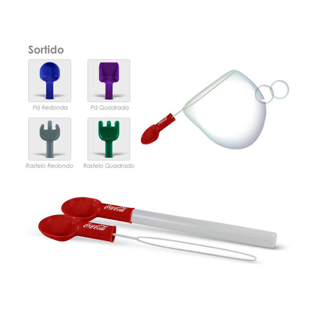 Bolha de sabão com pá