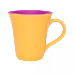 Caneca tulipa colorida (330 ml)