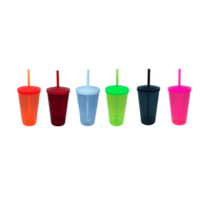 Copo com tampa e canudo (450 ml)