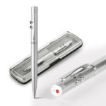 Caneta com laser e pen drive