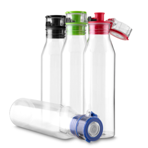 Garrafa plástica translúcida (700ml)
