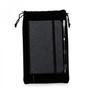 Kit Caderno tipo Moleskini e Caneta