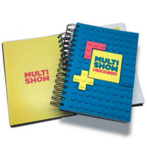 Caderno Lego emborrachado