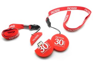 Pen Drive Emborrachado 2D com Cordão Personalizado