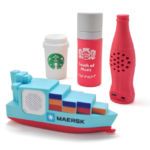 Caixa de Som Emborrachada Produzida em Formato Especial