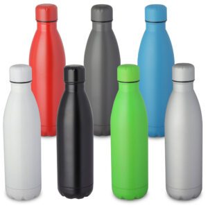 Garrafa fosca inox com tampa  (750 ml)