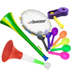 Instrumentos plásticos (carnaval e festas)