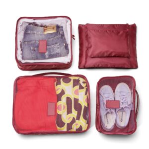 Kit Bolsa Organizadora viagem (6 Peças)