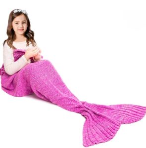 Manta cauda de sereia