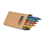 Caixa 6 gizes de cera