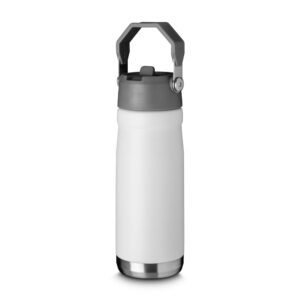 Garrafa térmica inox com alça (650ml)