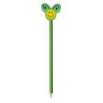 Lápis com borracha de bichinho