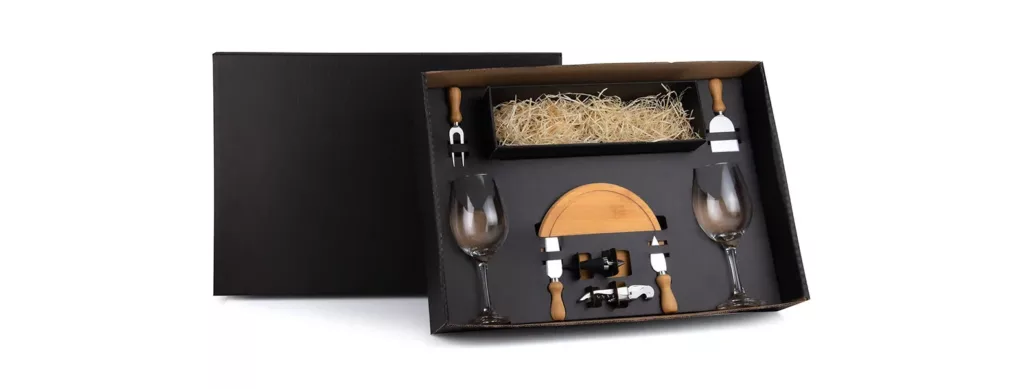 Kit para queijo e vinho (9 peças)