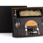 Kit para queijo e vinho (9 peças)
