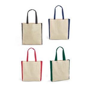 Bolsa com lateral e alça colorida