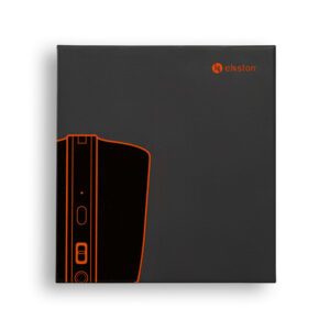 Caixa de som com microfone