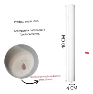 Bastão em LED personalizável