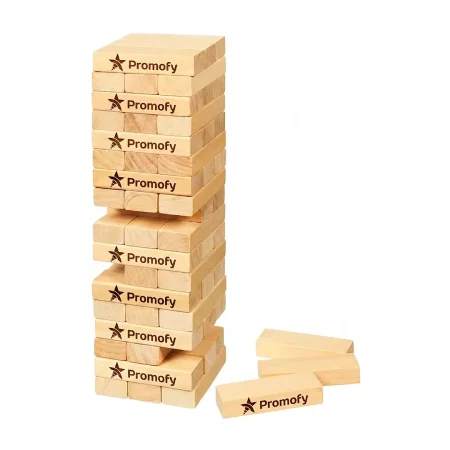 Torre Bockout – Empilha & Desmonta Personalizada